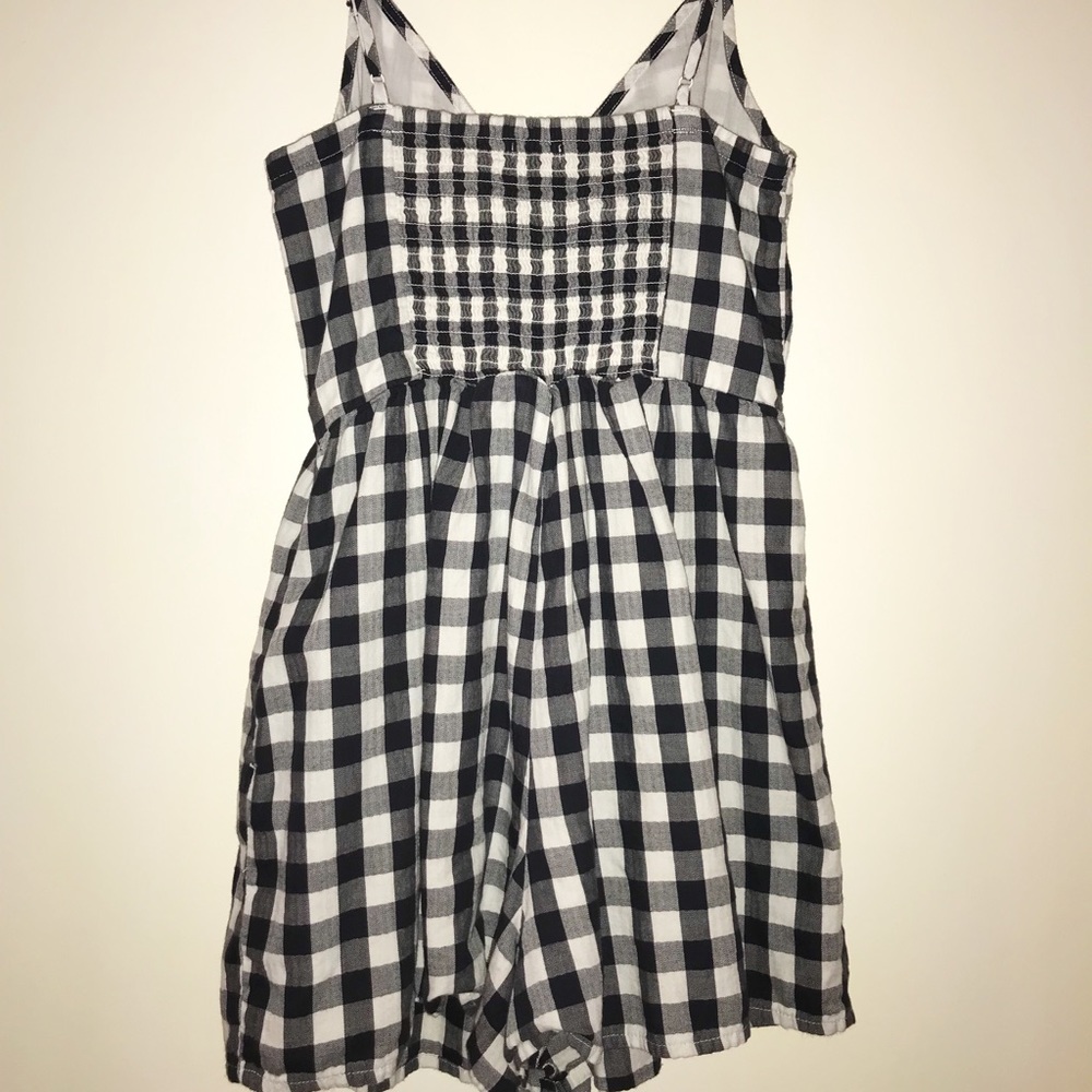 Black and white Romper